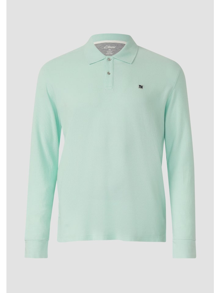 

s.Oliver Рубашка поло 6122_светло-бирюзового цвета, Зеленый, s.Oliver Рубашка поло 6122_светло-бирюзового цвета