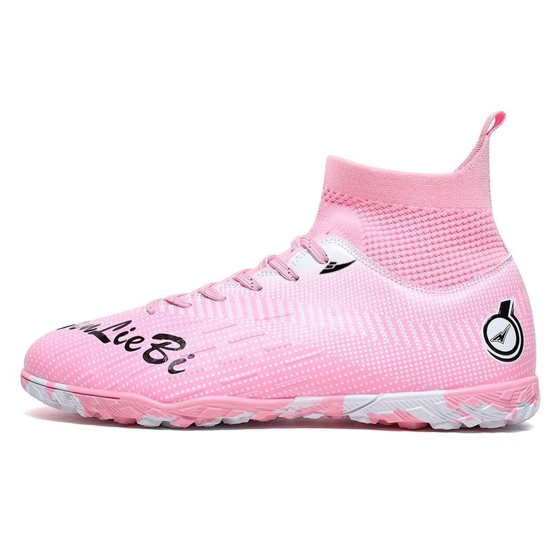 

Kuding AG Короткие резиновые шипы FG Длинные резиновые шипы Футбольные бутсы Unisex - X2413-1 Розовые для искусственного покрытия, цвет X2413-1 Pink Turf