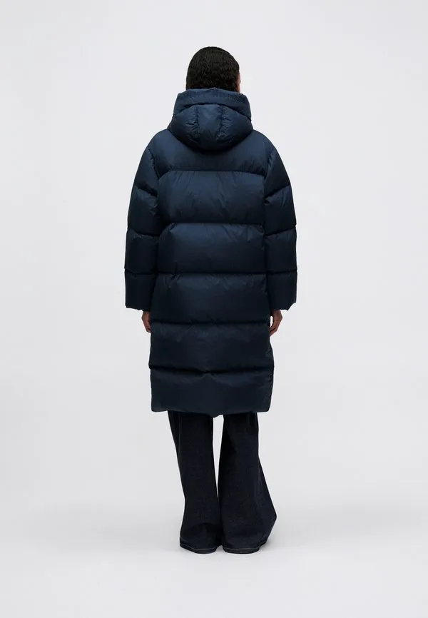 Водоотталкивающее пуховое пальто-накидка с длинным кроем Tommy Hilfiger, Dark Night Navy — фото 3
