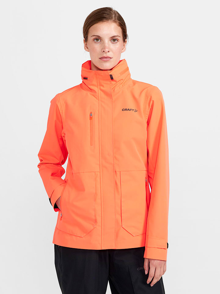 

Куртка софтшелл Craft Fahrradjacke ADV Bike Ride Hydro, цвет Neonorange