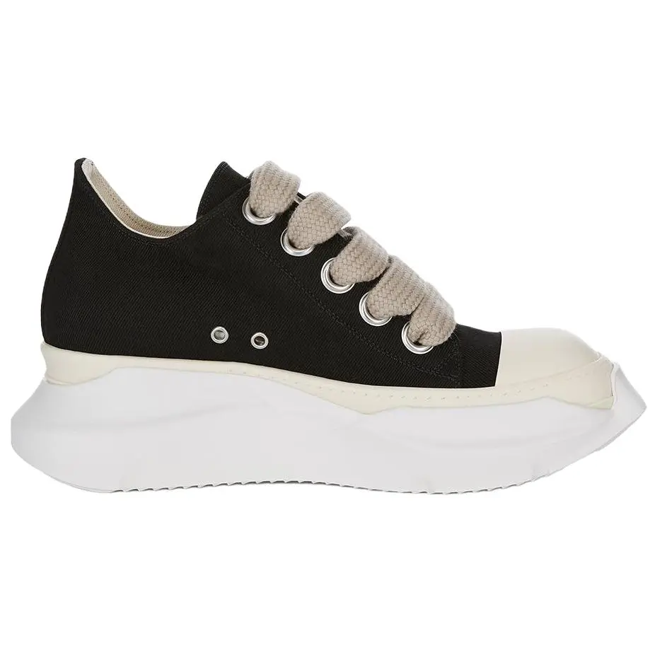 Rick Owens DRKSHDW Мужские кроссовки Jumbolace низкие матерчатые black — фото 3