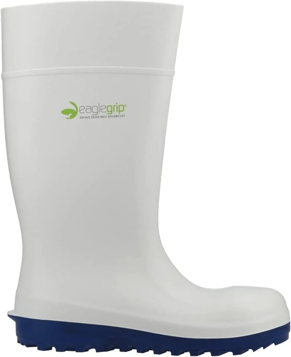 Защитные резиновые сапоги Amblers Safety Mens AS1004 Metal Safety Wellington Boots, белый — фото 4