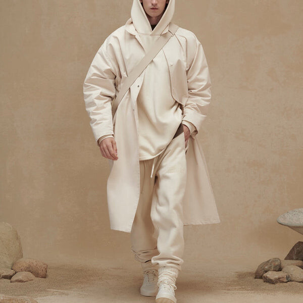 Толстовка Fear of God Essentials FW22 Relaxed Hoodie 'Egg shell', цвет egg shell — фото 3