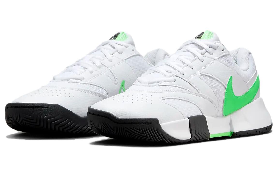 Теннисные кроссовки Nike Court Lite для женщин, White/Green — фото 3