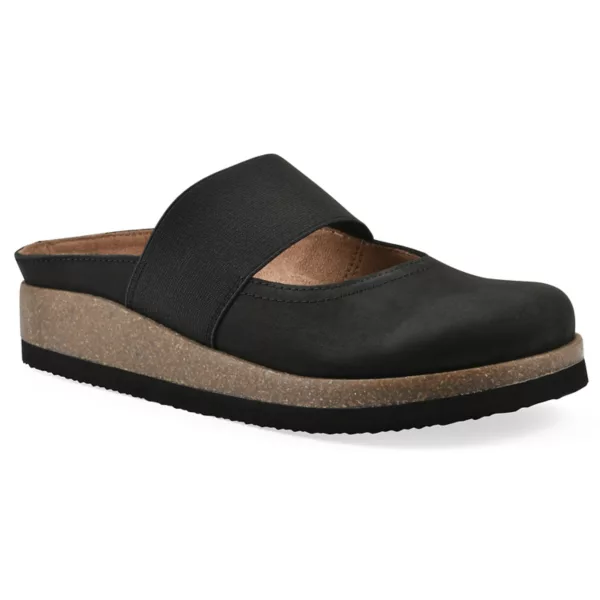 Женские клоги Bassi в стиле Mary Jane White Mountain, цвет black nubuck