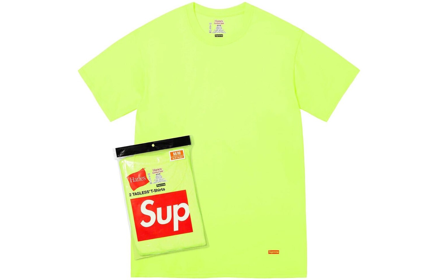 

Футболка унисекс Supreme, желтый