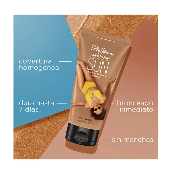 Лосьон для загара Airbrush Sun Gradual Tanning Lotion Sally Hansen, 1 UD — фото 3