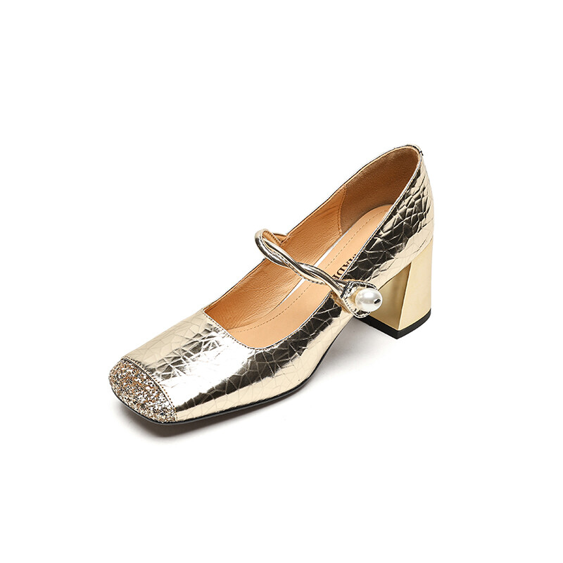 

Туфли AIQINISHA Mary Jane Shoes Women's, серебряный