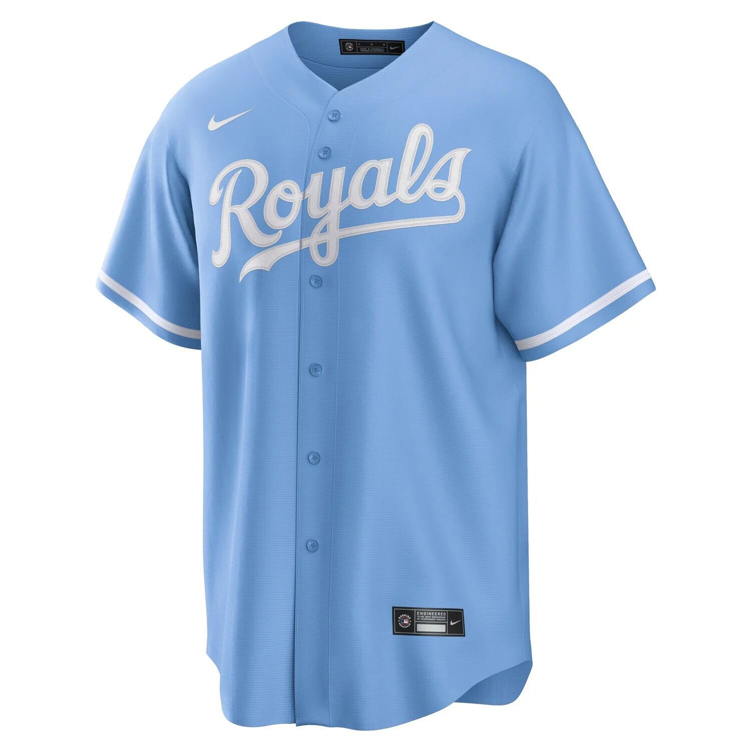 

Мужское голубое джерси с альтернативным логотипом команды Kansas City Royals Nike, Синий, Мужское голубое джерси с альтернативным логотипом команды Kansas City Royals Nike