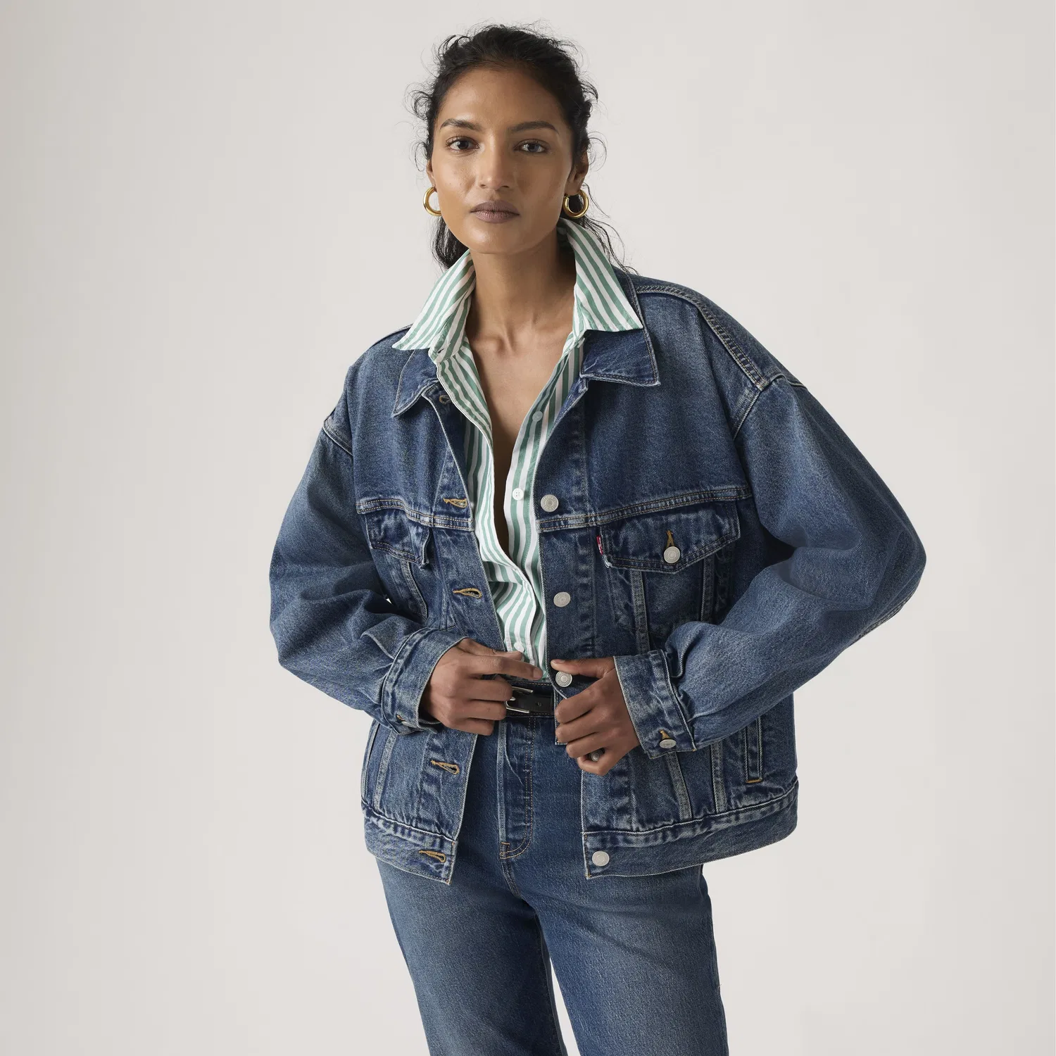 Куртка дальнобойщика 90-х Levi's, Dark Wash