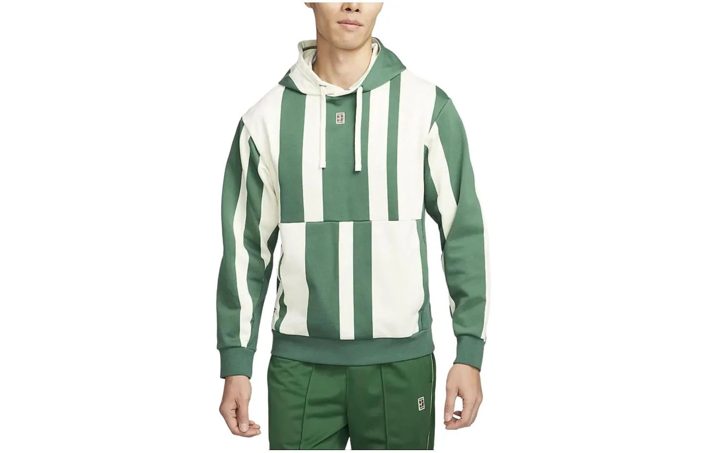 Nike Толстовка Court Heritage мужская Canyon Green — фото 3
