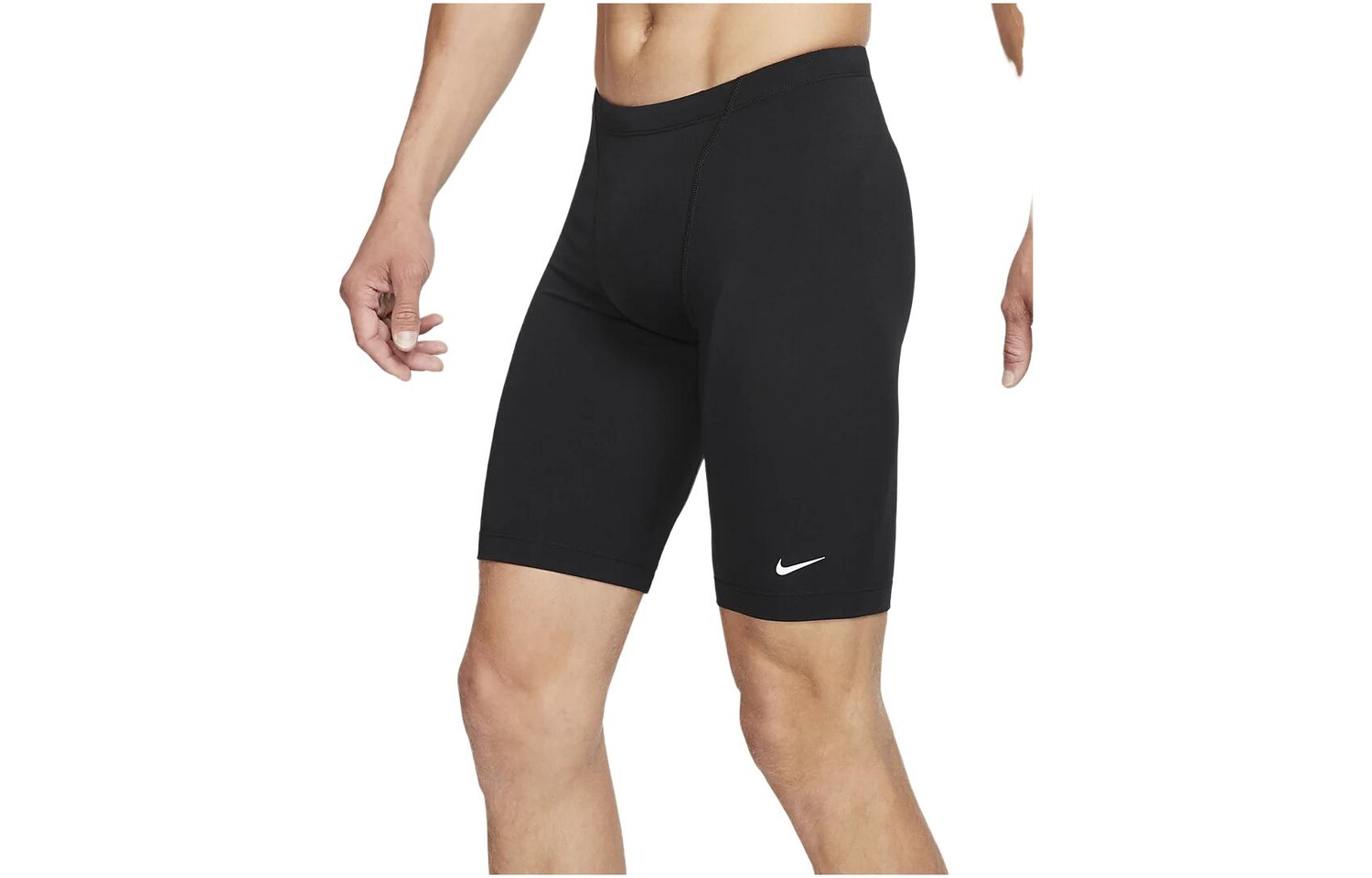 

Плавательные шорты мужские черные/черные/белые Nike, черный/белый