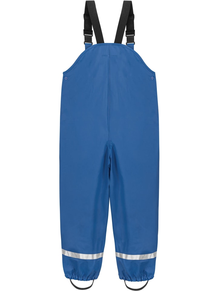 Дождевые брюки Normani Outdoor Sports Kinder Regenhose mit Hosenträgern „Skjolden“, синий — фото 3