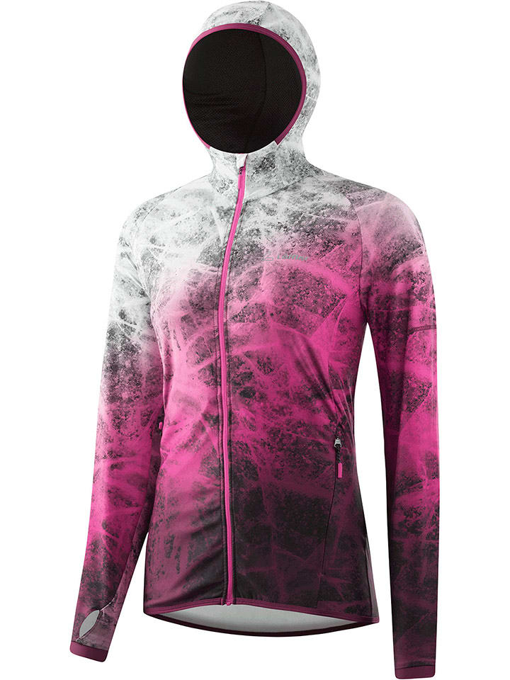 

Флисовая куртка Löffler Fleecejacke Arctic, цвет Weiß/Pink/Schwarz