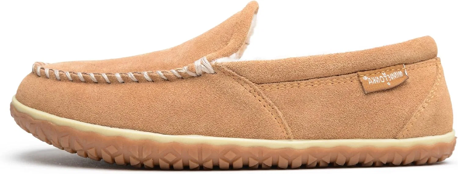 Мокасины из замши Minnetonka, корица