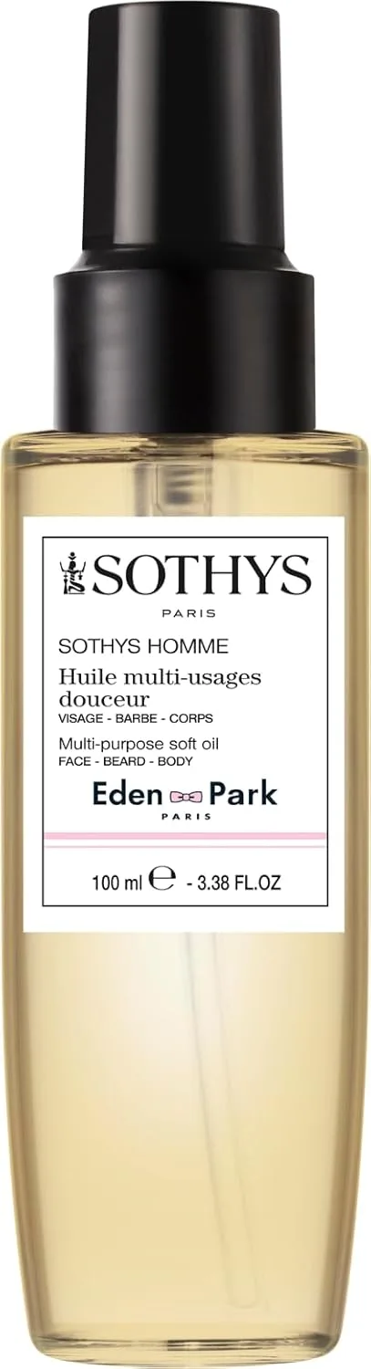 Многофункциональное мягкое масло SOTHYS | Питательное масло баобаба и касторовое масло для лица, бороды и тела | Увлажняющий крем для мужчин | Смягчает и улучшает состояние кожи