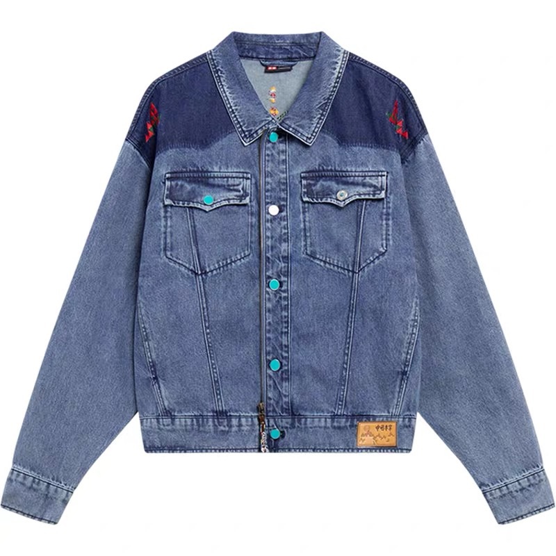 

LiNing Джинсовая куртка мужская синяя, Blue