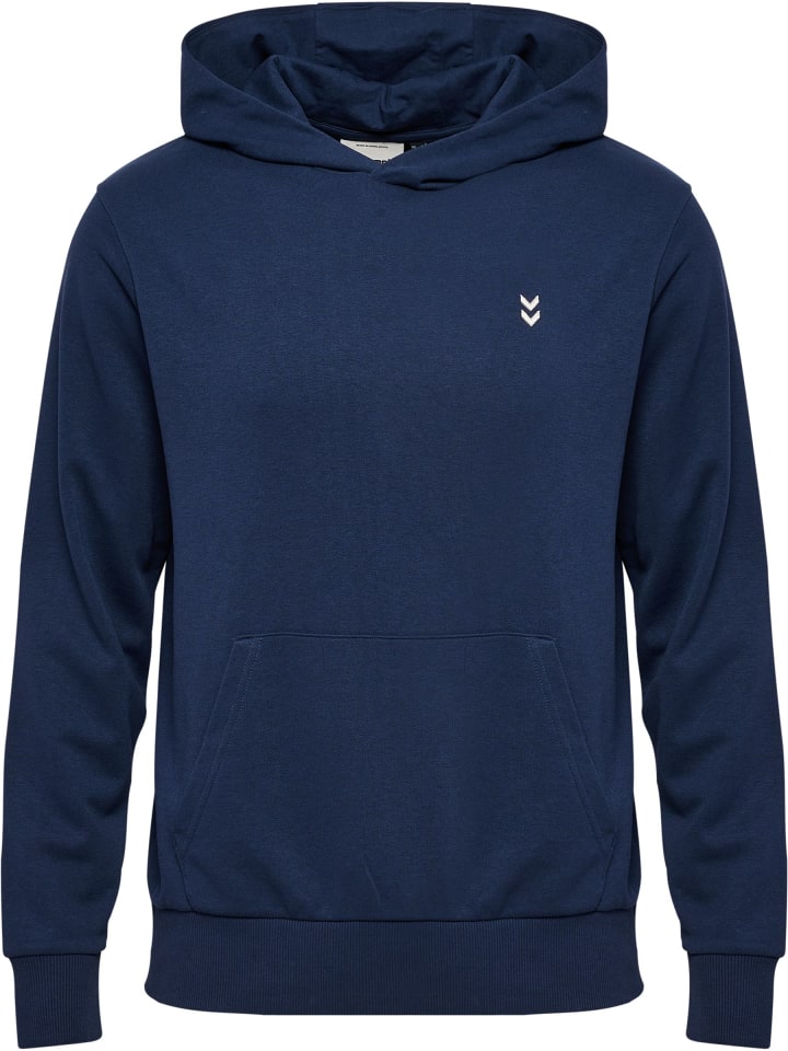 

Мужская толстовка Hummel синего цвета из хлопковой смеси с капюшоном. Hummel