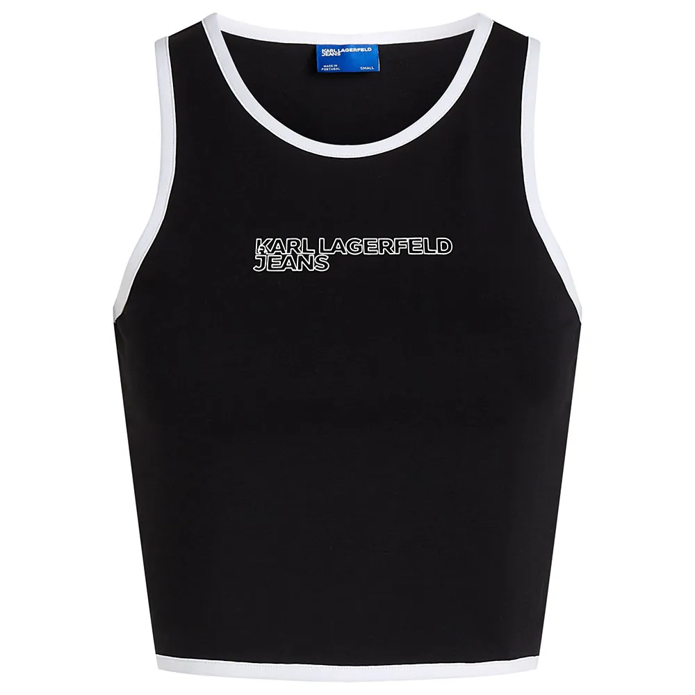 

Топ Karl Lagerfeld Jeans Outline Logo, черный