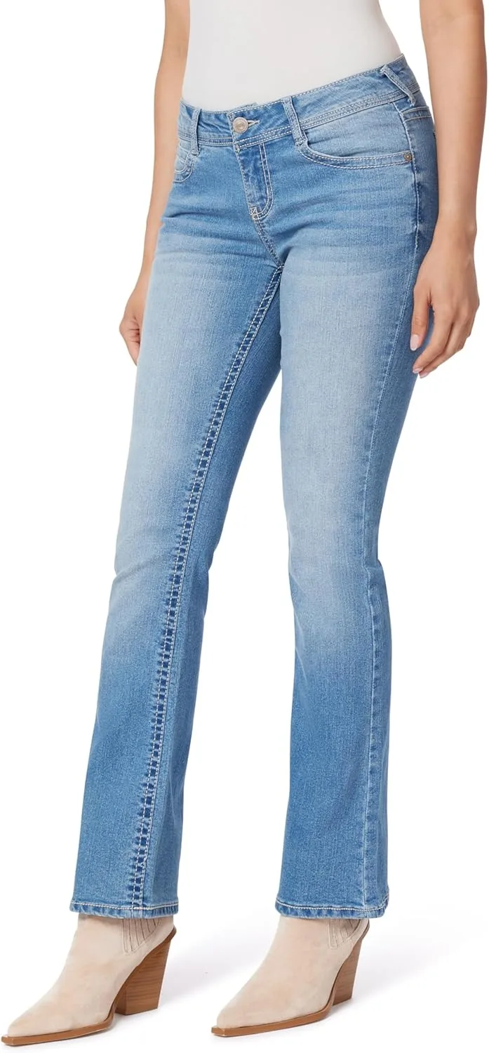 

Женские джинсы WallFlower Feisty Curvy Low Rise Slim Flare Insta Stretch