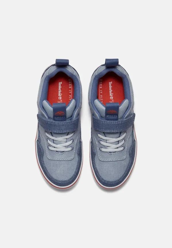 Низкие скейтбордистские ботинки на липучке Timberland, Light Blue — фото 3