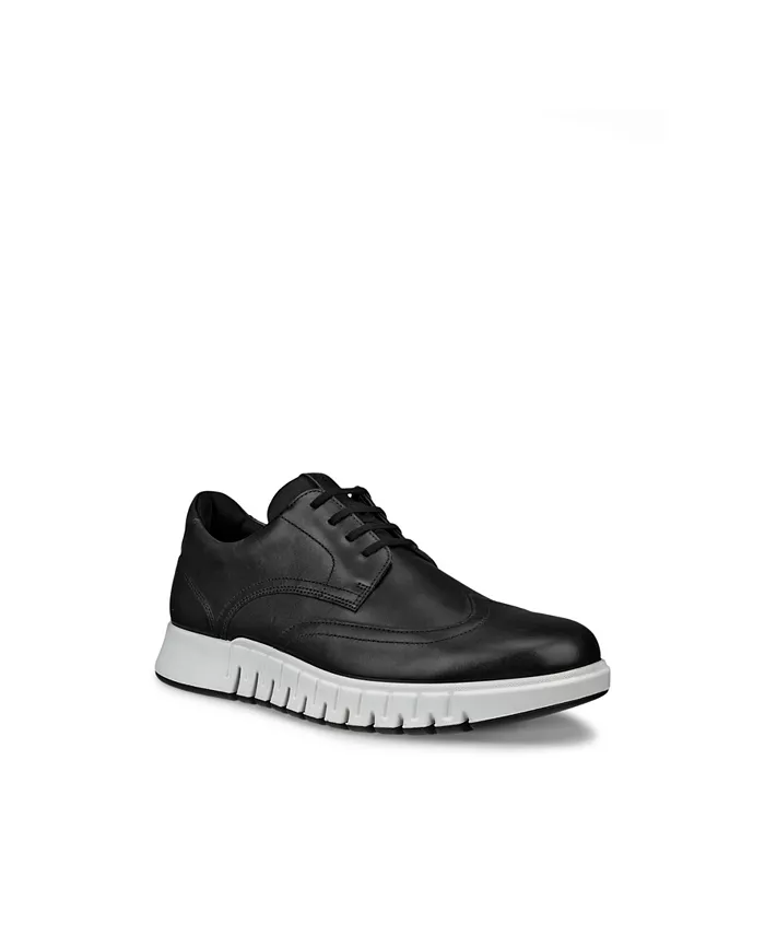 

Мужские гибридные оксфорды Gruuv Wing Tip Ecco, черный