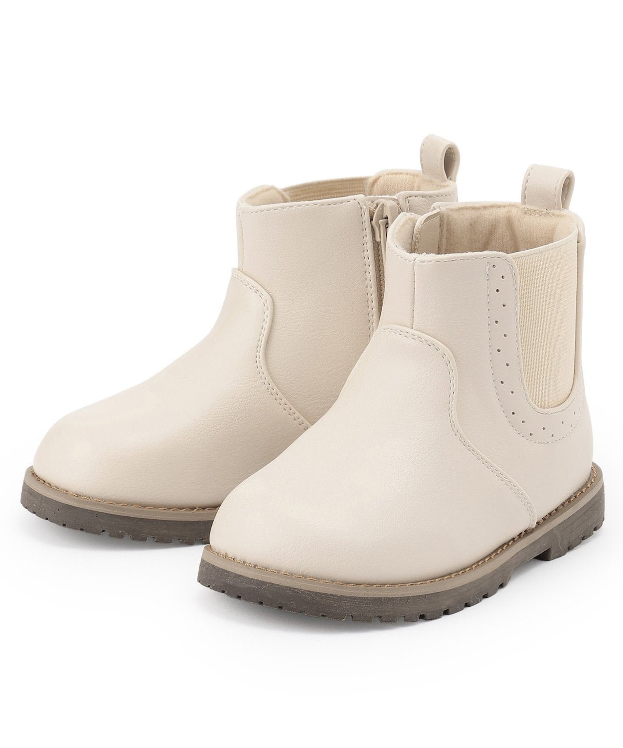 Ботинки с боковой вставкой Petit Main, Light beige