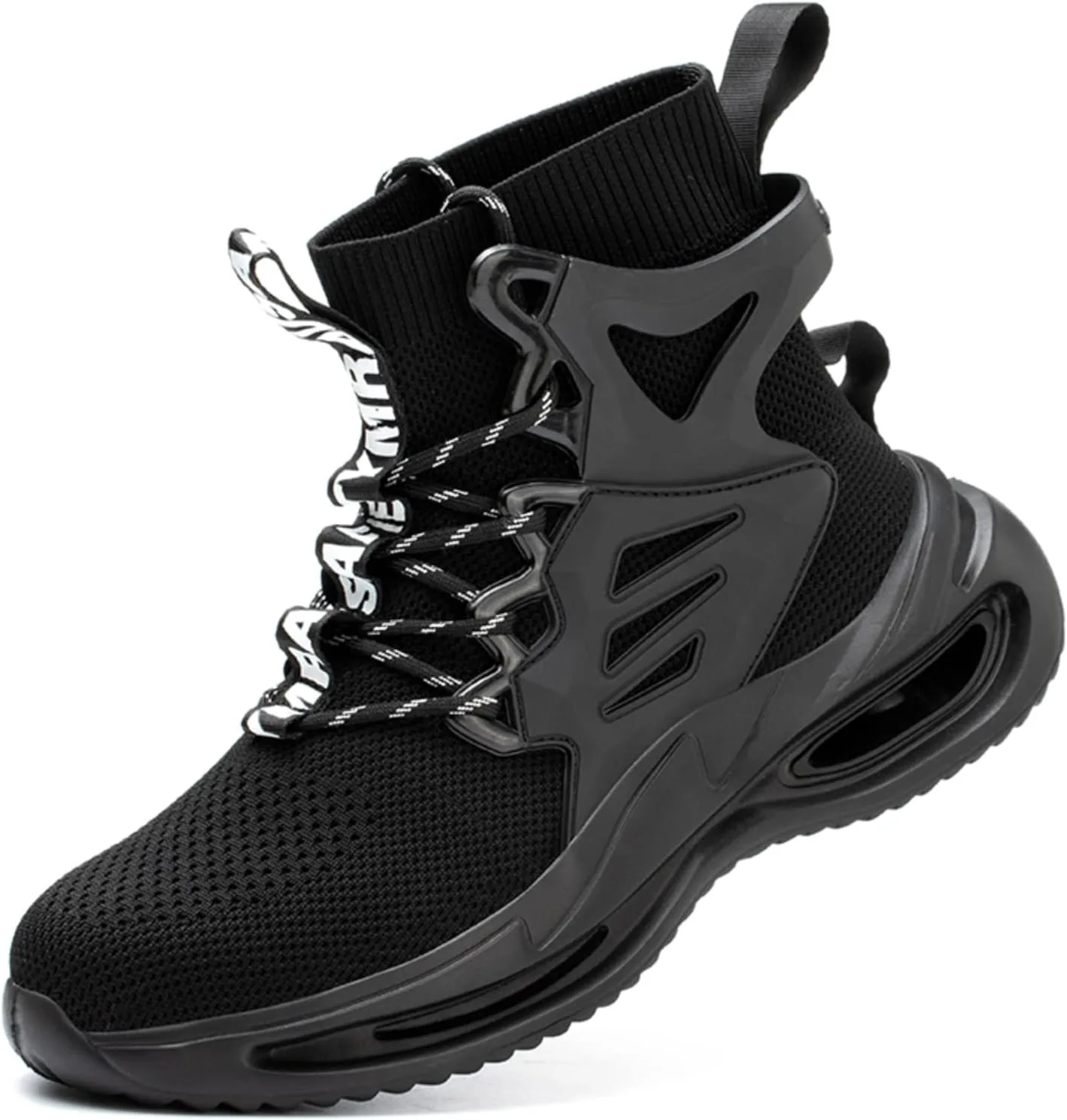 

Мужские рабочие ботинки Micoklinlin с защитным стальным носком, легкие и удобные, устойчивые к ударам и проколам, походные кроссовки, черный