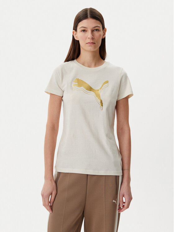 

Футболка обычного кроя Essentials Metallic 684995 Puma, бежевый