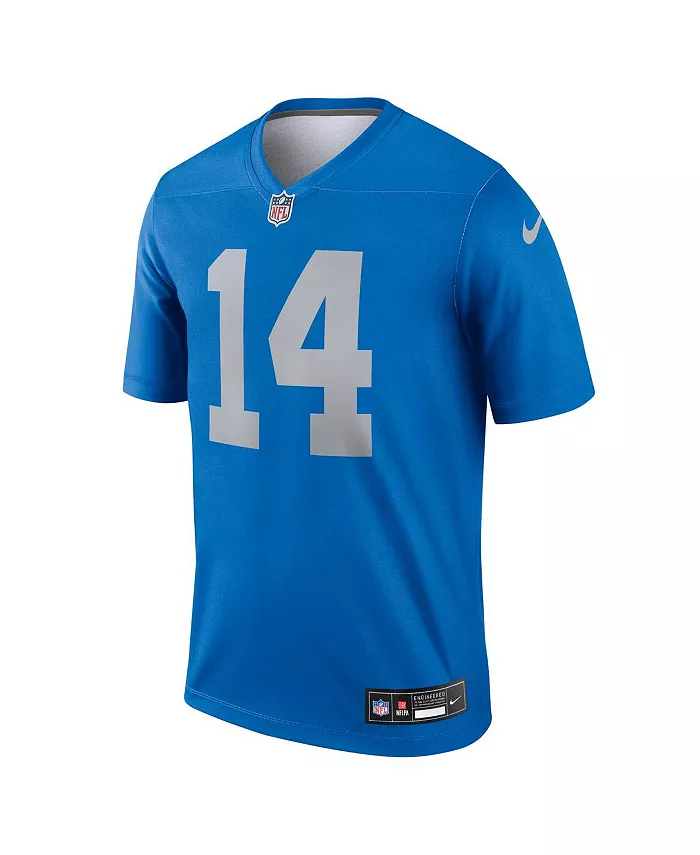 Мужская футболка для тренировок Amon-Ra St. Brown синего цвета Detroit Lions Alternate Legend Player Performance Top Nike — фото 3