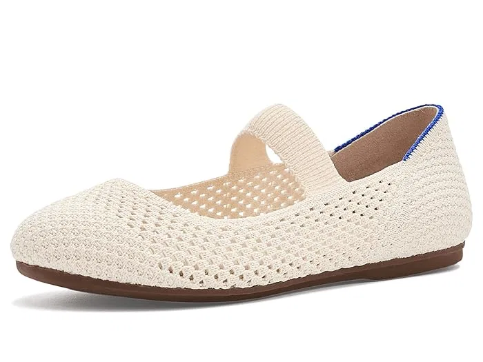 Туфли Mary Jane Rothy's Kids, White Open-knit