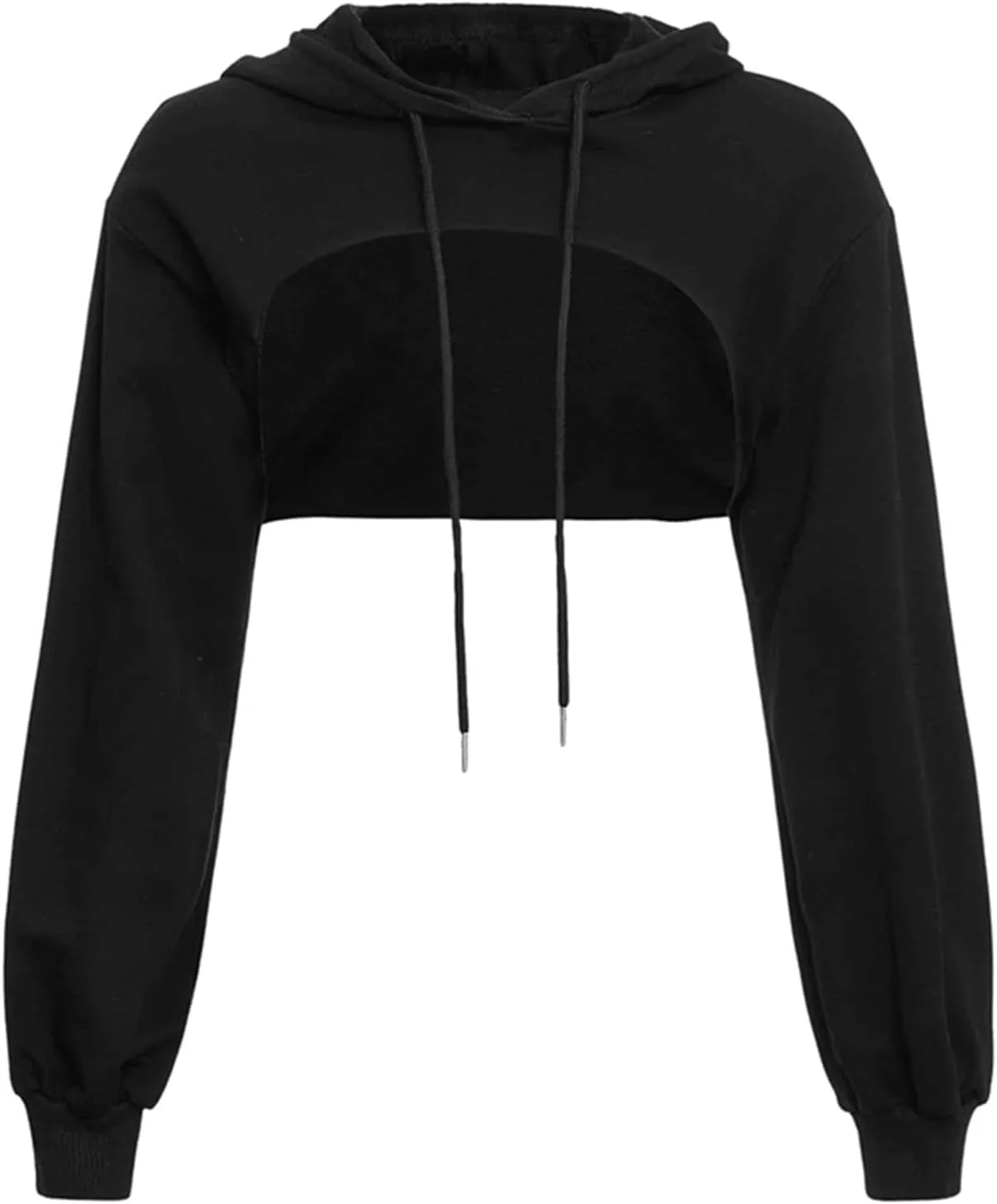 

Кроп худи для женщин Y2k оверсайз WWPPAION