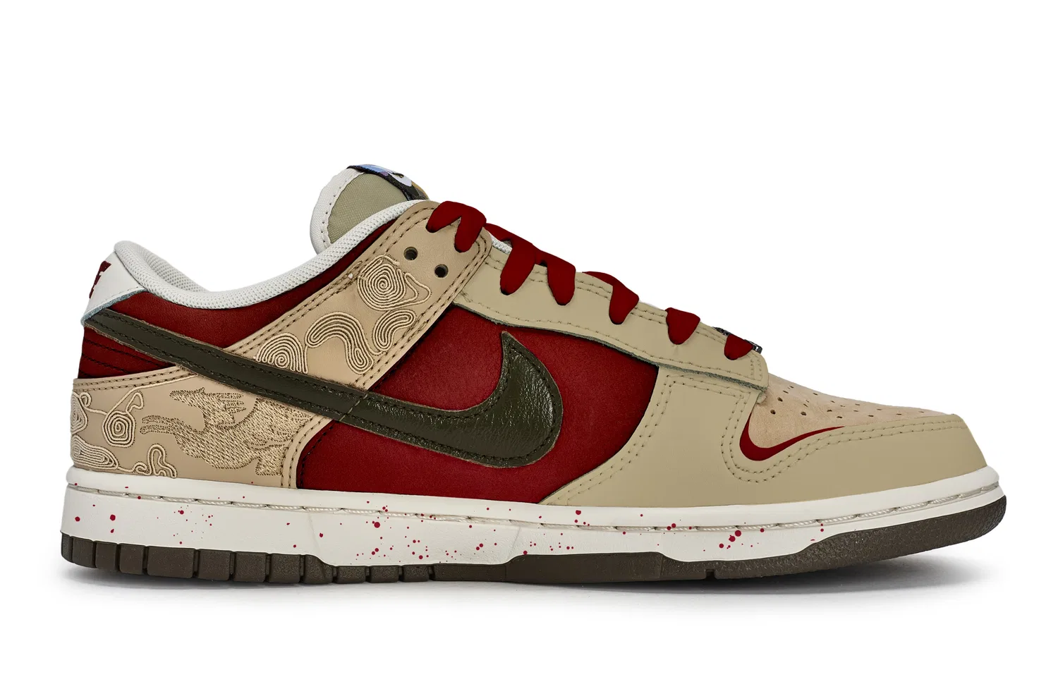 Кроссовки Nike Dunk Hot Dog Red Green Brown — фото 3