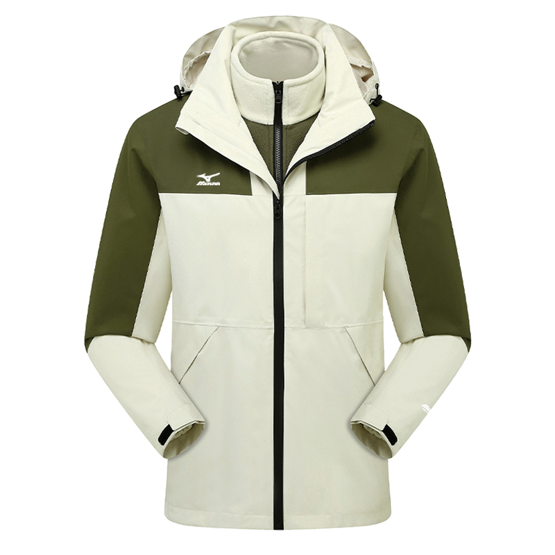 

Куртка унисекс с капюшоном, средней жесткости, из мягкого материала Mizuno, forest зеленый