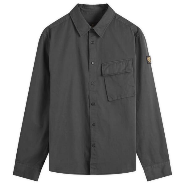 

Рубашка, окрашенная в массе Belstaff, серый