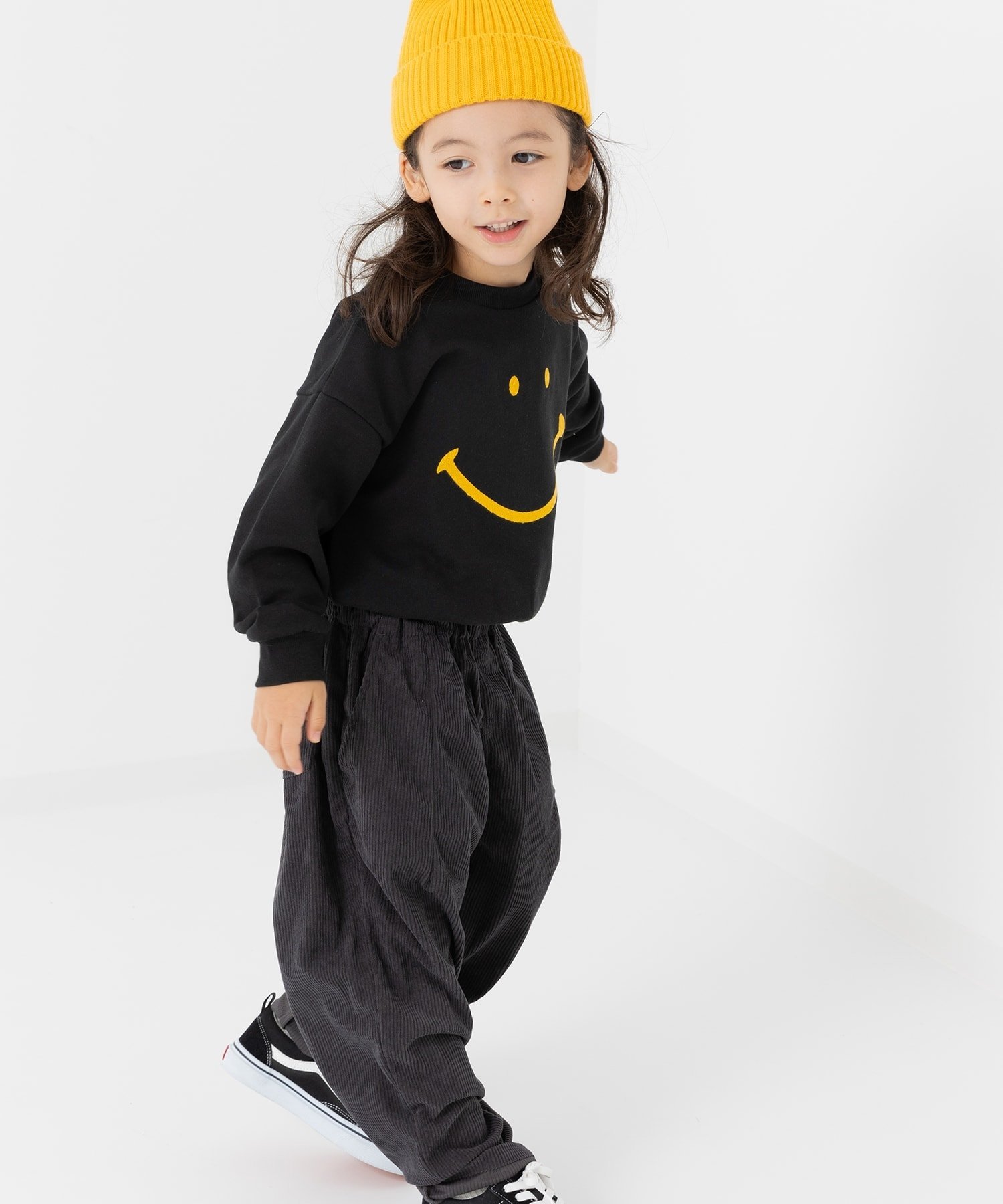 Флисовая толстовка со смайликом Smiley Face, black — фото 3