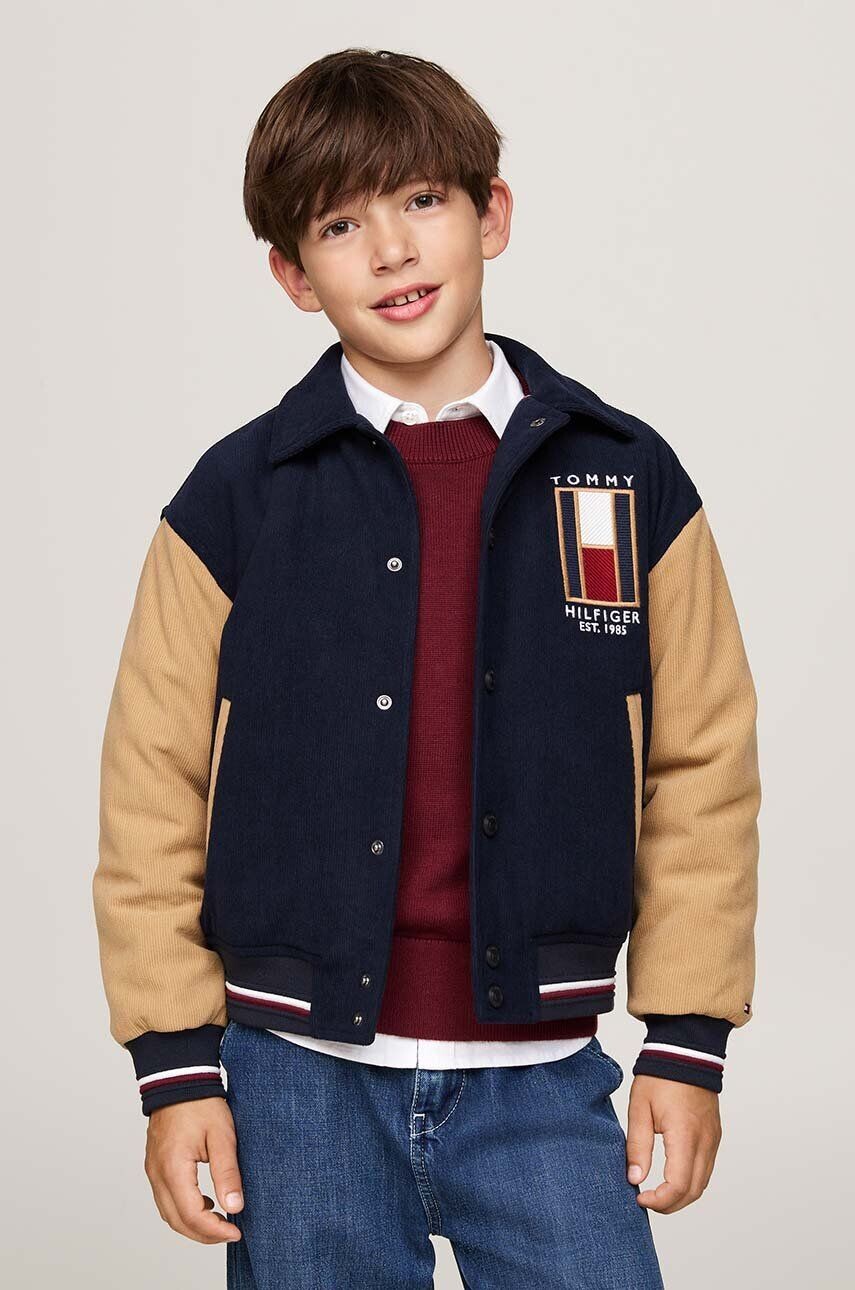 

Детский бомбер Tommy Hilfiger, бежевый