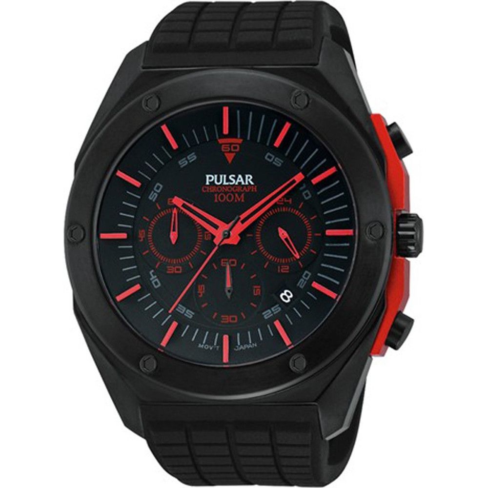 

Мужские часы Pulsar Rubber, черный