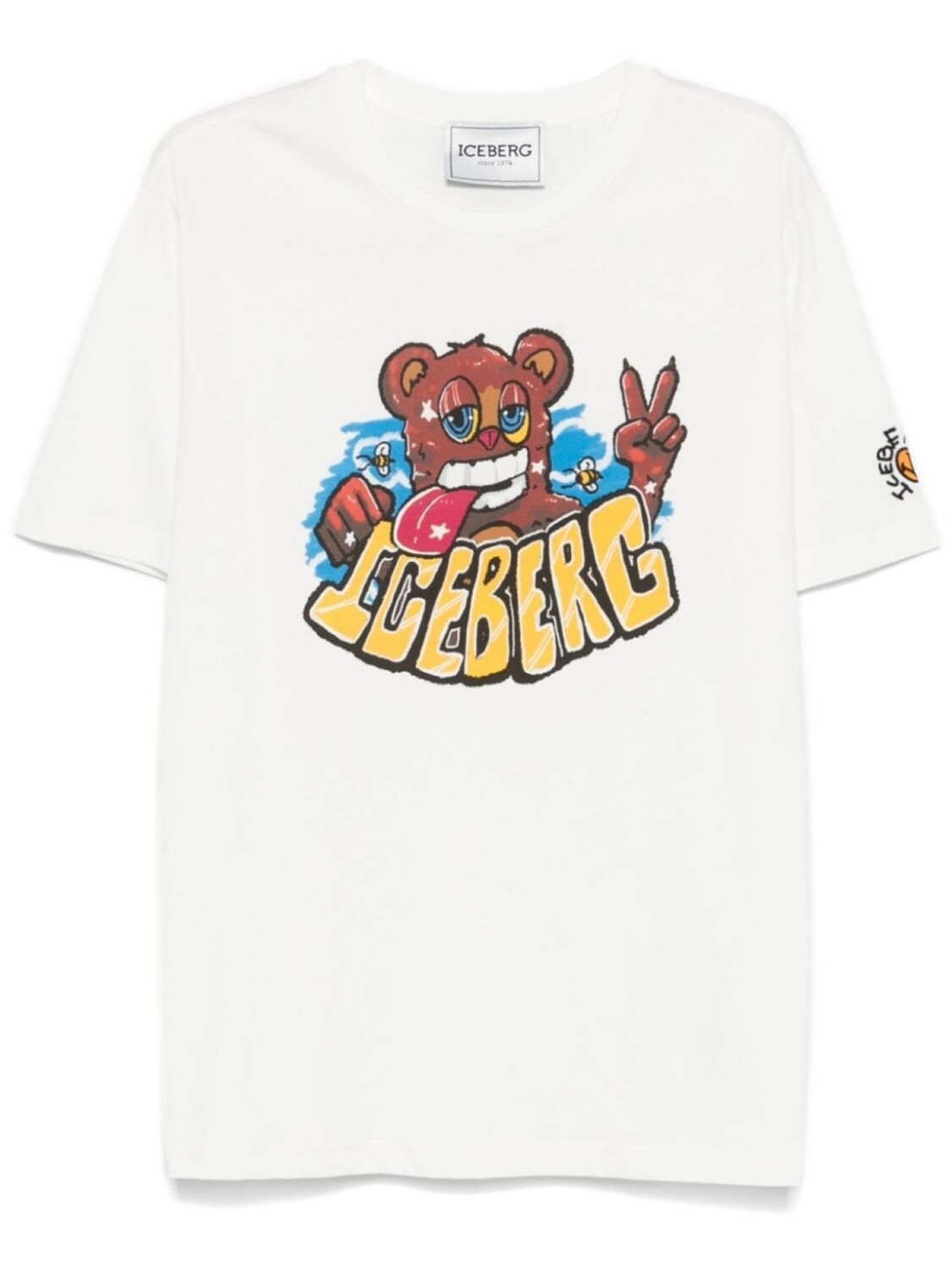 

Iceberg футболка с графичным принтом, белый