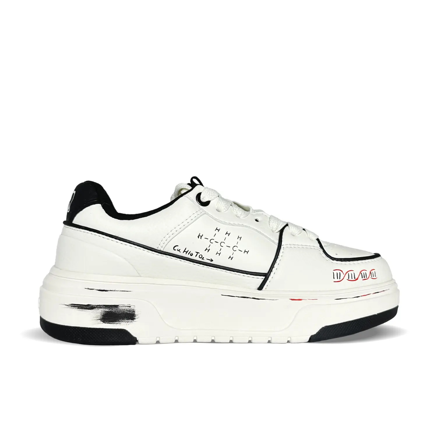 

Кроссовки MLB Chunky Liner Skateboard Shoes Unisex Low-Top White Black, белый