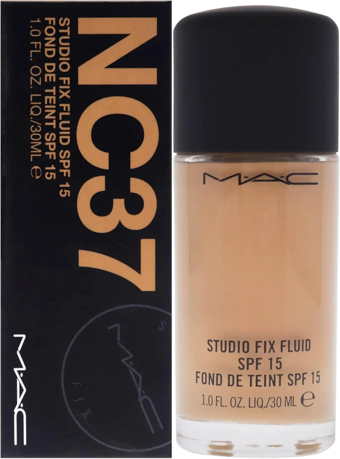 Тональная основа Mac Studio Fix Fluid SPF15 NC37