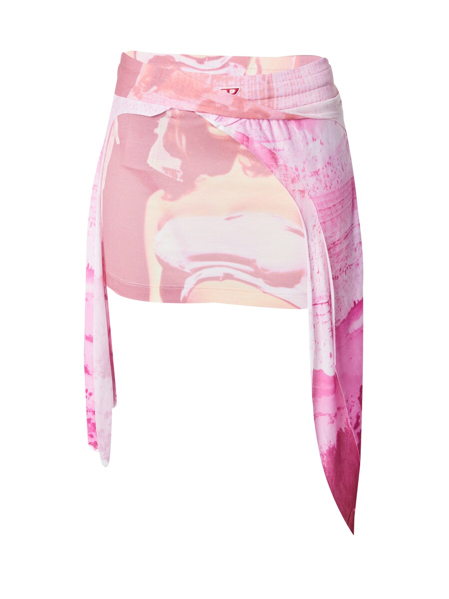 

Юбка мини DIESEL Skirt O-MALOR-P1, цвет pink/magenta/pastel pink