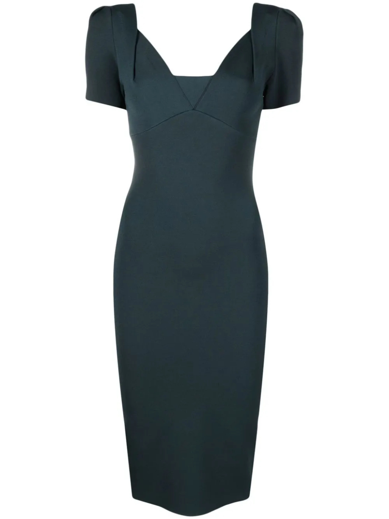 

Roland Mouret платье миди с V-образным вырезом, зеленый