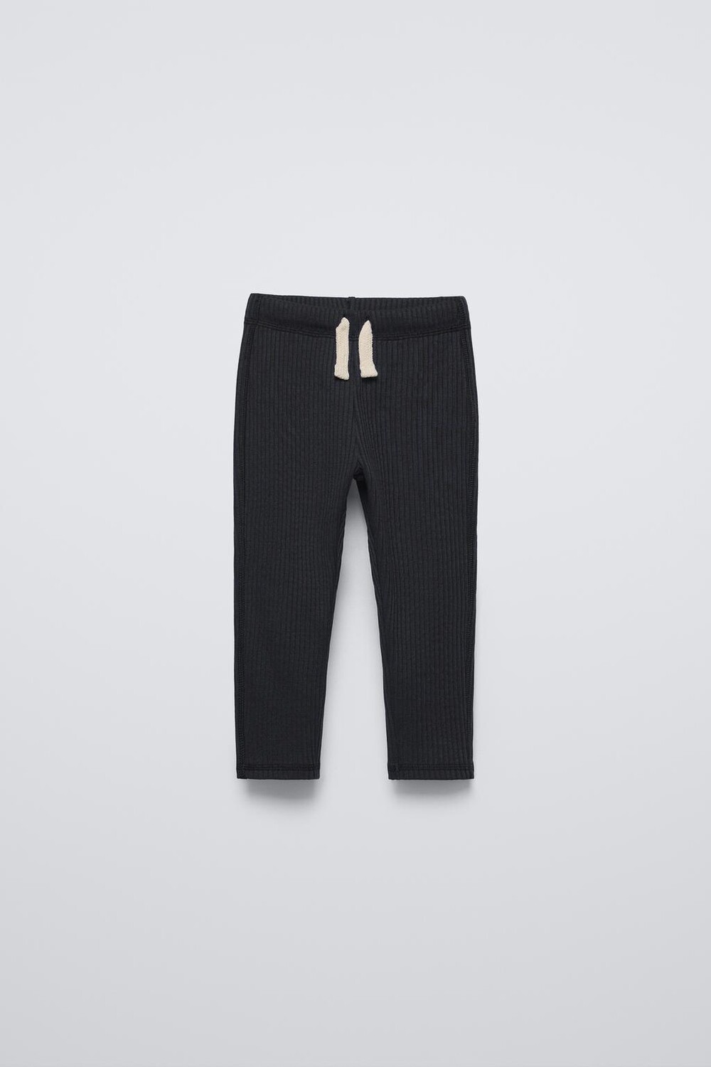 

Леггинсы в рубчик однотонные ZARA, черный