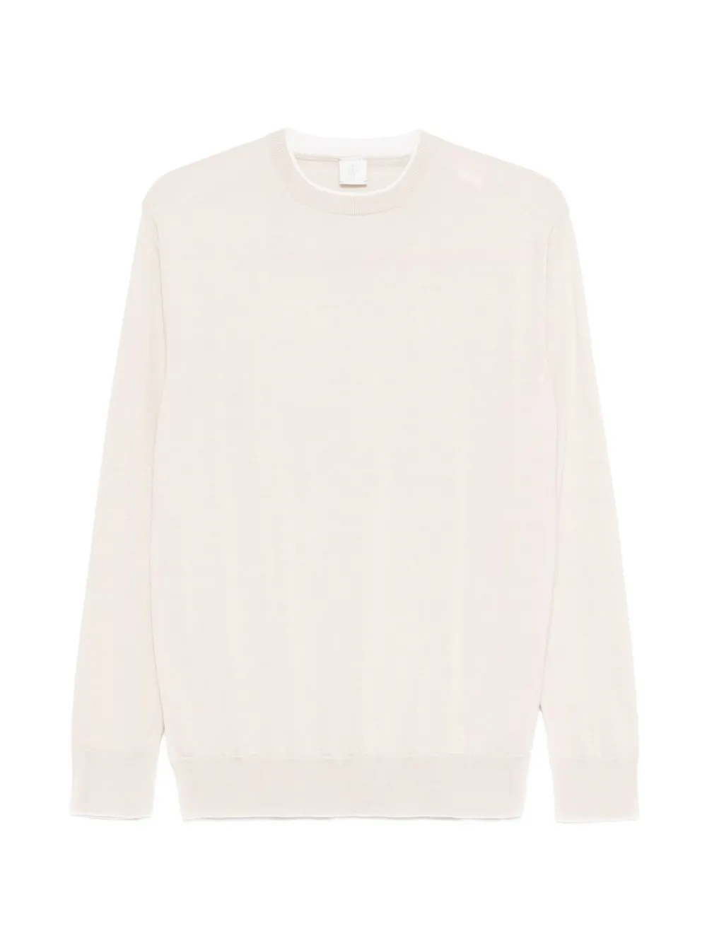 

Свитер с круглым вырезом Eleventy, бежевый