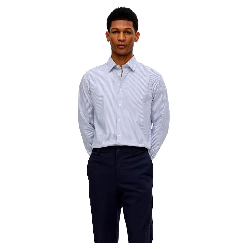 

Рубашка Selected Slim Performance, синий