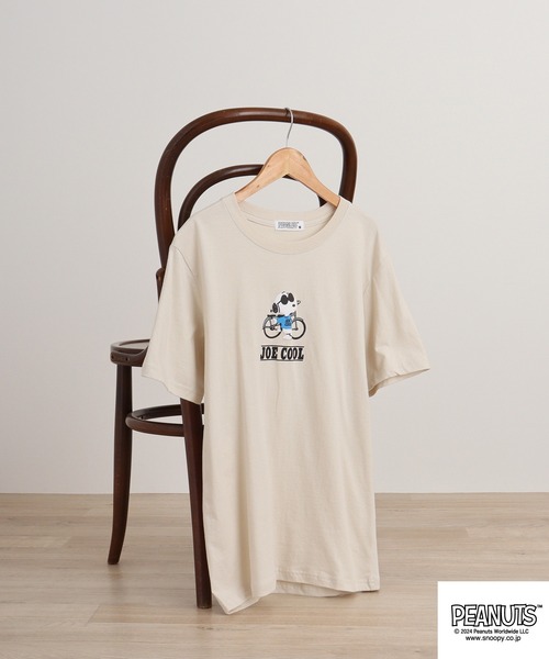 

Футболка с короткими рукавами, принт PEANUTS JOE COOL, цвет слоновая кость