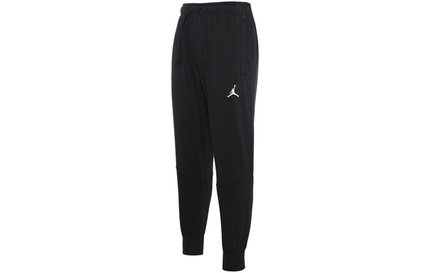 Спортивные штаны Men's Air Jordan Solid Color Logo Printing Lacing Bundle Feet Casual Sports Pants/Trousers/Joggers Autumn Black, черный — фото 2