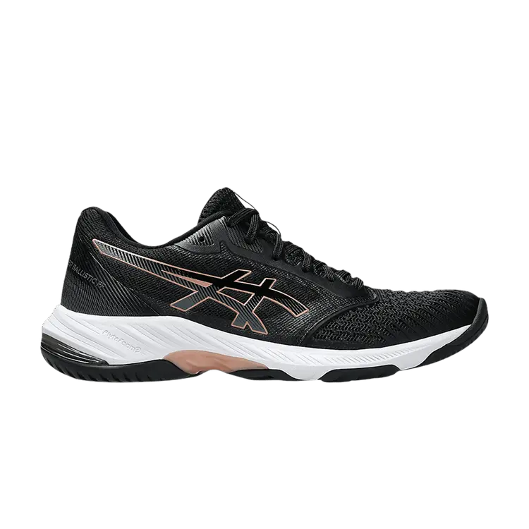 Кроссовки ASICS Wmns Netburner Ballistic FF 3 Black Rose Gold, черный