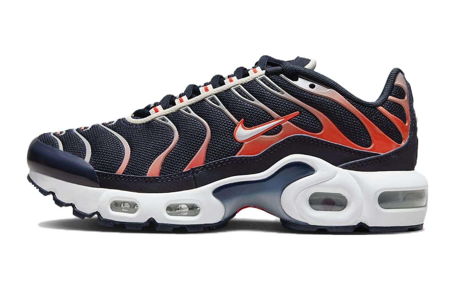 

Кроссовки Nike Air Max Plus GS 'Dark Obsidian Bright Crimson', черный/красный